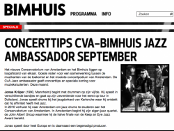 CvA Jazz Ambassador geeft korting