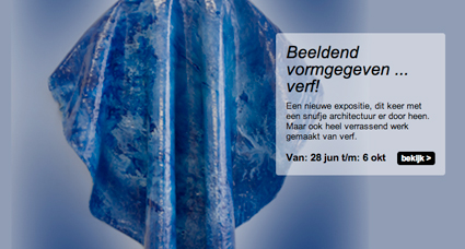 Opening 'Beeldend vormgegeven ...'