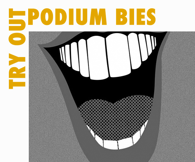 Try-out podium BIES!